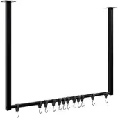 CLP Kleiderstange Fenton mit 12 Kleiderhaken 80x60 cm