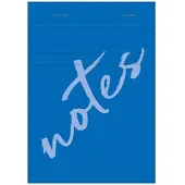 Calligraphe 40x Notizblock A7 Kar 100Bl 60g blau- Hellblau 15357C