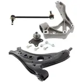 MAPCO 107775/1 Achsschenkel Radaufhängung Lenkung für VW POLO (9N) Vorne Links Unten