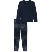Schiesser Pyjama Fine Interlock in nachtblau | Gr.: 60