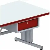 Rocholz Einzel-Hängeschublade SYSTEM FLEX 527x510x200 RAL9006/3003