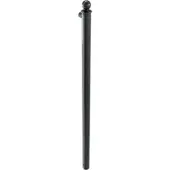 SCHAKE Endpfosten für Schutzgeländer Ø60mm + Alu, Kugelkopf Gesamtlänge 1500mm, für Oberholm,