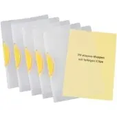 Eichner PP-Klemm-Mappen 0,45mm, helltransparent gelb