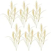 Creativ Green künstliche Pflanze Roggen, 79cm, creme, 6er Set