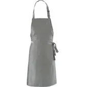 Nino Cucino Latzschürze, Mischgewebe, grau, L. 92 cm