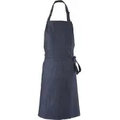 Nino Cucino Latzschürze, Mischgewebe, navy-blau, L. 92 cm
