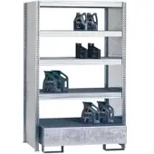 Regalwerk BERT Umweltregal Anbaufeld mm HxBxT 2000x1285x600mm