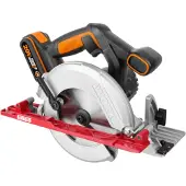 WORX Akku-Handkreissäge "WX530.9" Absaug-Adapter, Gehrungschnitt, 165 mm Sägeblatt, ohne Akku&Ladegerät
