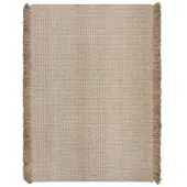 KADIMA DESIGN Teppich aus Wolle handgewebt | Gerippte Textur | Pflegeleicht & Robust | 200x290cm