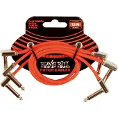 Ernie Ball Patch-Kabel 6403 Flat Ribbon, 3er Pack – 0.3