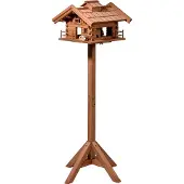 Dobar Vogelfutterhaus »Tirol«, inkl. Standfuß, H 117 cm, aus Holz