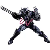 Tamashii Nations Wolverine Marvel Tech-on Venom Symbiote Figur 16 Cm