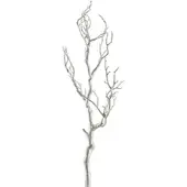 Creativ Green Kunstzweig "Dekoast", perlmutt, H:73cm, Kunststoff, Kunstpflanzen, Kunstzweig, mit schimmernder Oberfläche