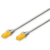 Digitus CAT 6A U/UTP Patchkabel, 5 m, Cat6a, U/UTP (UTP), RJ-45, RJ-45, Grau
