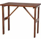 Natura Tessin Bartisch 125x79x108 cm Kiefernholz braun