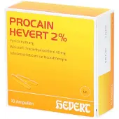 Hevert Arzneimittel GmbH & Co. KG Procain Hevert 2% Injektionslösung Ampullen 10X2 ml