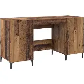 vidaXL Schreibtisch Altholz Holzwerkstoff 140 x 50 x 75 cm