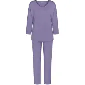 Triumph Schlafanzug "Timeless Sensuality PK 3/4 Sleeves" atmungsaktiv und weich, Spitze