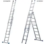 Iller-Leiter - Mehrzweckleiter 3-teilig, 406326