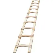 Iller-Leiter - Holz-Dachauflegeleiter 10 Sprossen, 2,8 m, 406328