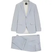 BOSS Zweiteiliger Regular-Fit Anzug aus Stretch-Bouclé Grösse 52