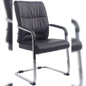 Proregal Besucherstuhl XL MALTA HxBxT 102x58x65cm Kunstleder Braun Konferenzstuhl