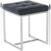 Proregal CHEFGASTRO Sitzhocker PALMA HxBxT 48x40x40cm Kunstleder Schwarz