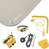 Bernstein BERN 9-361-B - ESD Handling-Set, Matte, Armband, Kabel, Erdungsstecker, 6-tlg