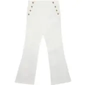 GUESS Stoffhose J6RB09 WF7H0 Weiß Bootcut Fit