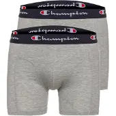 Champion Boxershorts 2pk Boxer in Light Grey Melange 3390 | Gr.: XXL