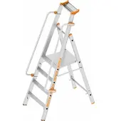 Layher Topic 1074 konische Plattformleiter 4 Stufen