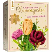 Frech Grüße aus dem Blumengarten. Zum Selber-Häkeln