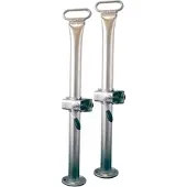 Stema Anhänger-Abstellstütze , silber, B:20cm H:94cm T:14cm, Stahl, Abstellstützen, Anhänger-Abstellstütze