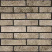 Multi Brick Tones Wandfliese tobacco 6x25 cm Relief BRTONESTO