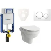 Laufen Geberit Wand-WC Set für Einmauerung + Pro Nordic WC SIKOGE2H4