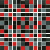 Premium Mosaic Glasmosaik mehrfarbig 30x30 cm glanz MOS25MIX9