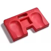 Nierhaus Kniekissen Anatomic Ergopad 250 x 420 x 50 mm rot