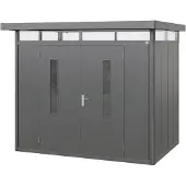 PRIMEYARD 263 x 180 cm Gerätehaus, anthrazit - (GFPV00904)