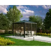 Canopia Aluminium Kaltwintergarten Ledro 3000 Grau 295x295x276 cm