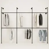 Pamo Design PAMO Kleiderstangensystem KIM DOUBLE 3