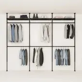 Pamo Design PAMO Kleiderstangensystem LOFT 3 METAL