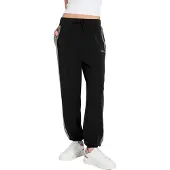 GUESS Jogginghose V6RB01 KCAY2 Schwarz Regular Fit