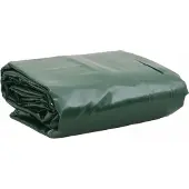 vidaXL Abdeckplane Grün 3,5x5 m 650 g/m²