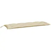 vidaXL Gartenbank-Auflage Beige 150x50x7 cm Oxford-Gewebe