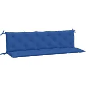 vidaXL Gartenbank-Auflagen 2 Stk. Blau 180x50x7 cm Oxford-Gewebe
