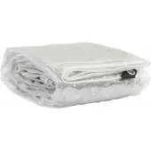 vidaXL Transparente Plane mit Ösen 5x6 m PVC