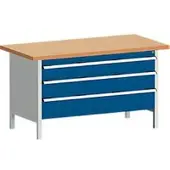 Bott Kastenwerkbank cubio KW-1578-2.22, enzianblau