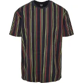 Urban Classics Printed Oversized Retro Stripe Kurzarm-t-shirt