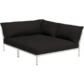 Houe LEVEL 2 Cozy Ecke Kissen rechts Aluminiumgestell