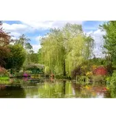 Papermoon Fototapete "Monets Garten", bunt, B:3m L:2,23m, Vlies, Tapeten, Fototapete